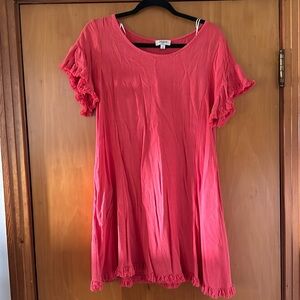 Umgee coral dress large